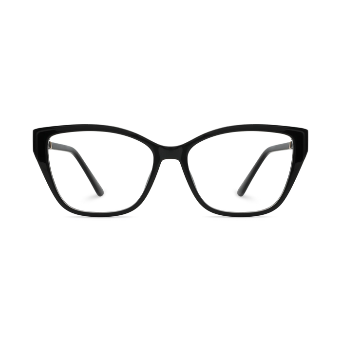 Eydology Diana Black Women's Cat Eye Glasses 2