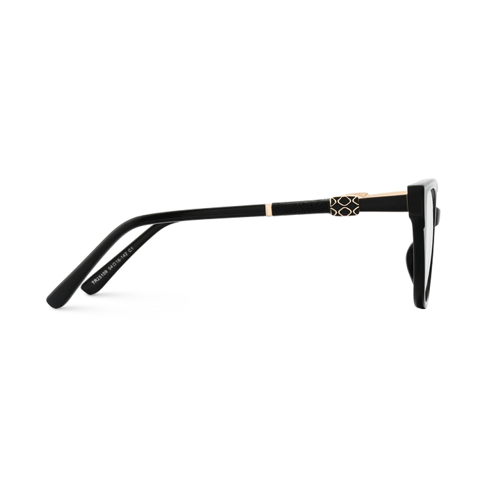 Eydology Diana Black Women's Cat Eye Glasses 4