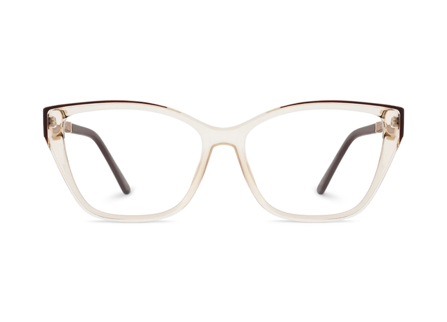 Eydology Diana Cat Eye Champagne Women's Eyeglasses 2