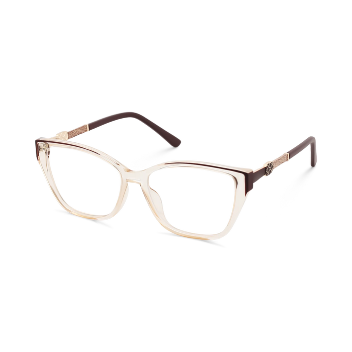 Eydology Diana Cat Eye Champagne Women's Eyeglasses 3
