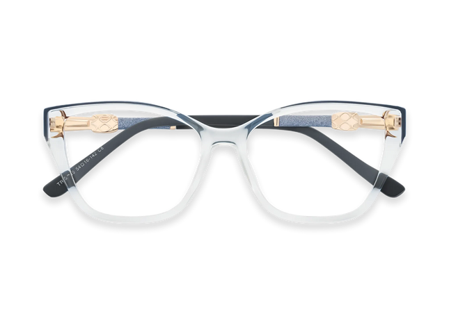 Eydology Diana Clear Cat Eye Glasses for Women 1