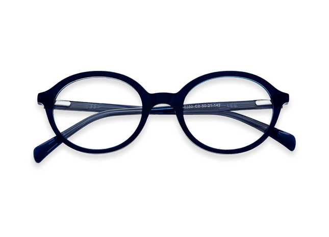 Eydology Dorian Crystal Navy Glasses 1