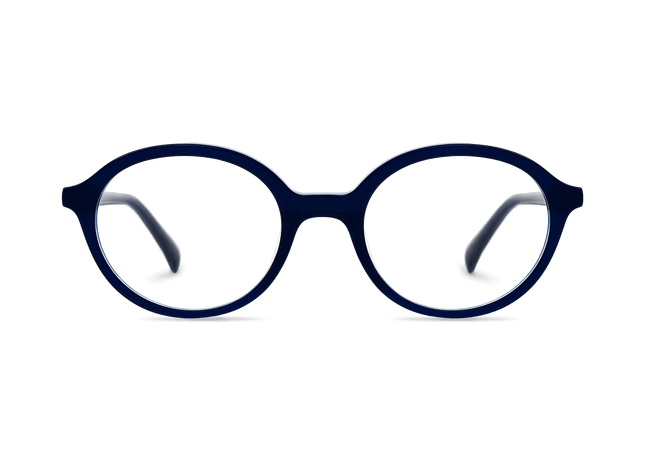 Eydology Dorian Crystal Navy Glasses 2