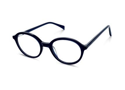 Eydology Dorian Crystal Navy Glasses 3