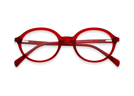 Eydology Dorian Crystal Red Glasses 1