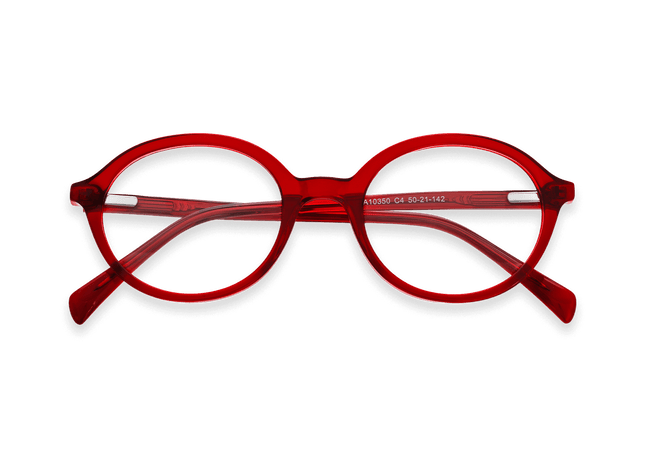 Eydology Dorian Crystal Red Glasses 1