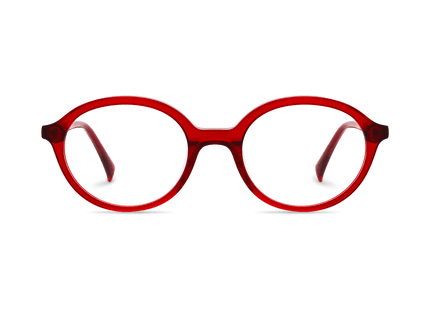 Eydology Dorian Crystal Red Glasses 2
