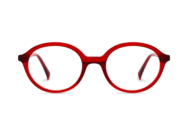 Eydology Dorian Crystal Red Glasses 2