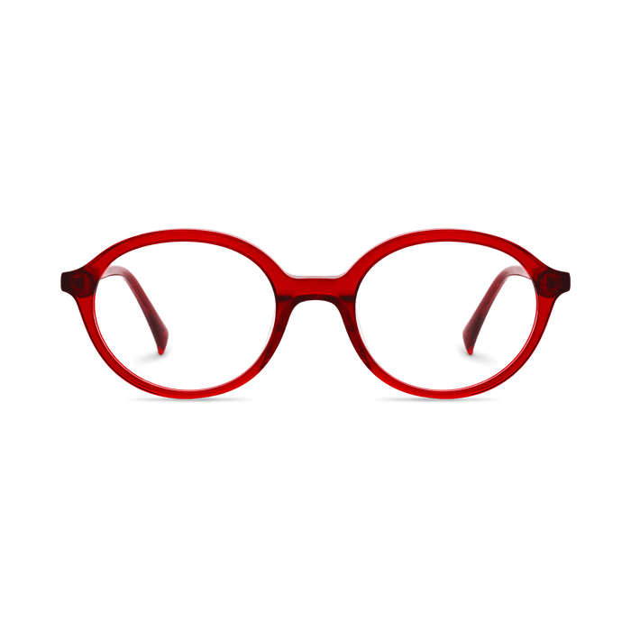 Eydology Dorian Crystal Red Glasses 2