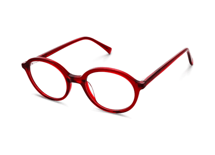 Eydology Dorian Crystal Red Glasses 3