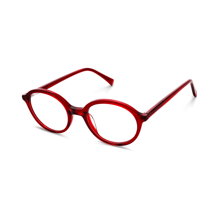 Eydology Dorian Crystal Red Glasses 3