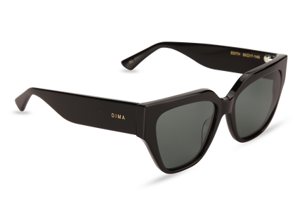 Eydology Edith Black Frame G15 Lens Glasses 2