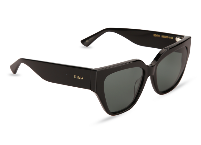 Eydology Edith Black Frame G15 Lens Glasses 2