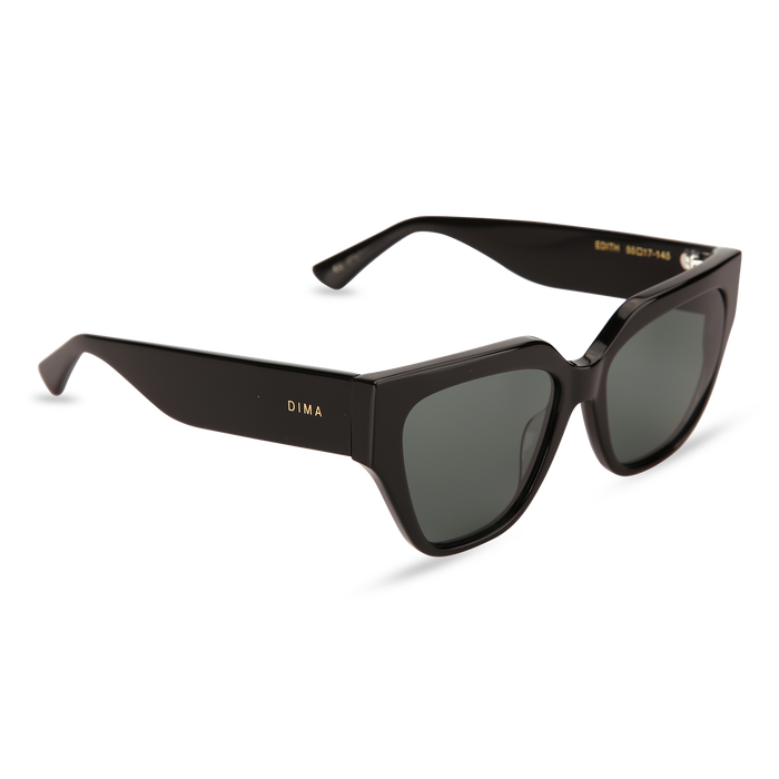 Eydology Edith Black Frame G15 Lens Glasses 2