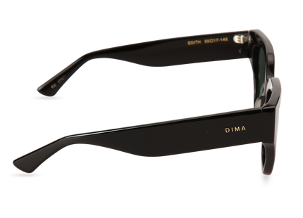 Eydology Edith Black Frame G15 Lens Glasses 3