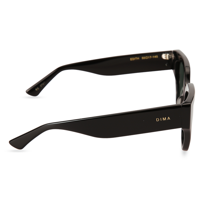 Eydology Edith Black Frame G15 Lens Glasses 3