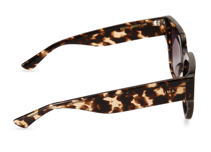 Eydology Edith Blonde Tortoise Frame Grey Gradient Lens Sunglasses 3