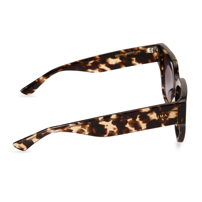 Eydology Edith Blonde Tortoise Frame Grey Gradient Lens Sunglasses 3