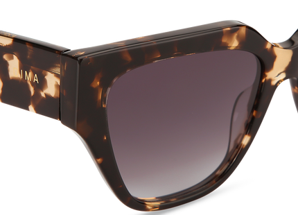 Eydology Edith Blonde Tortoise Frame Grey Gradient Lens Sunglasses 4