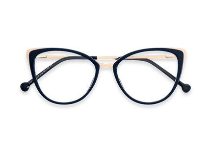 Eydology Eliza Navy Blue Glasses 1
