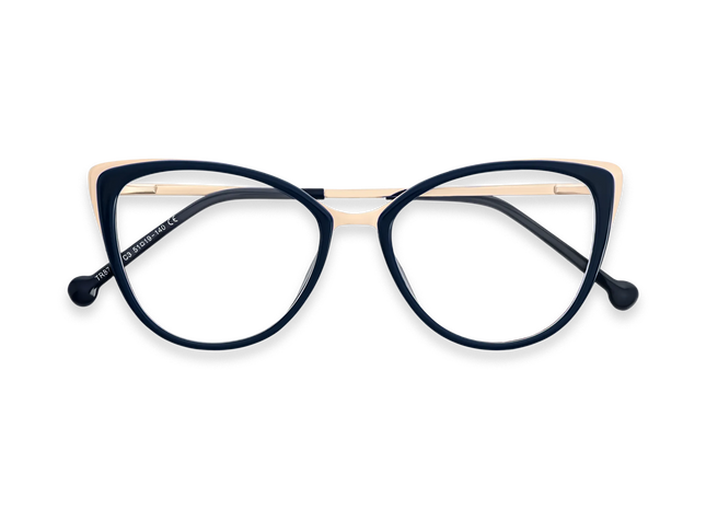 Eydology Eliza Navy Blue Glasses 1