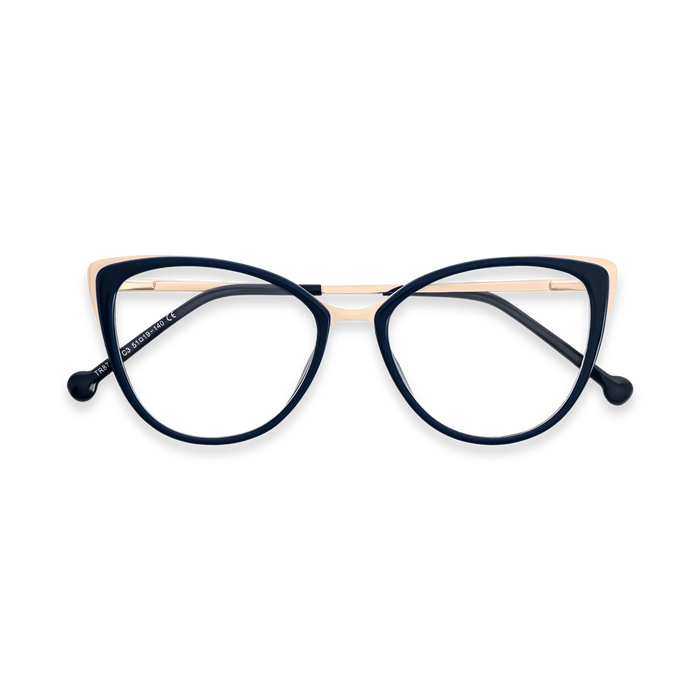 Eydology Eliza Navy Blue Glasses 1