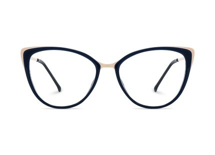 Eydology Eliza Navy Blue Glasses 2