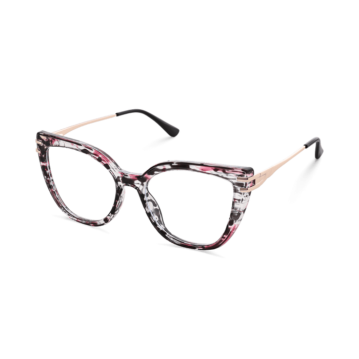 Eydology Elliana Gold Black Purple Tortoise Eyeglasses 5