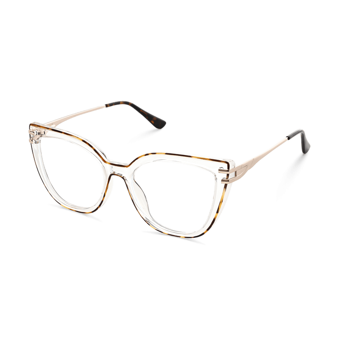 Eydology Elliana Gold Tortoise Eyeglasses 5