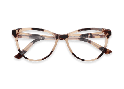 Eydology Elodie Amber Tortoise Glasses 1