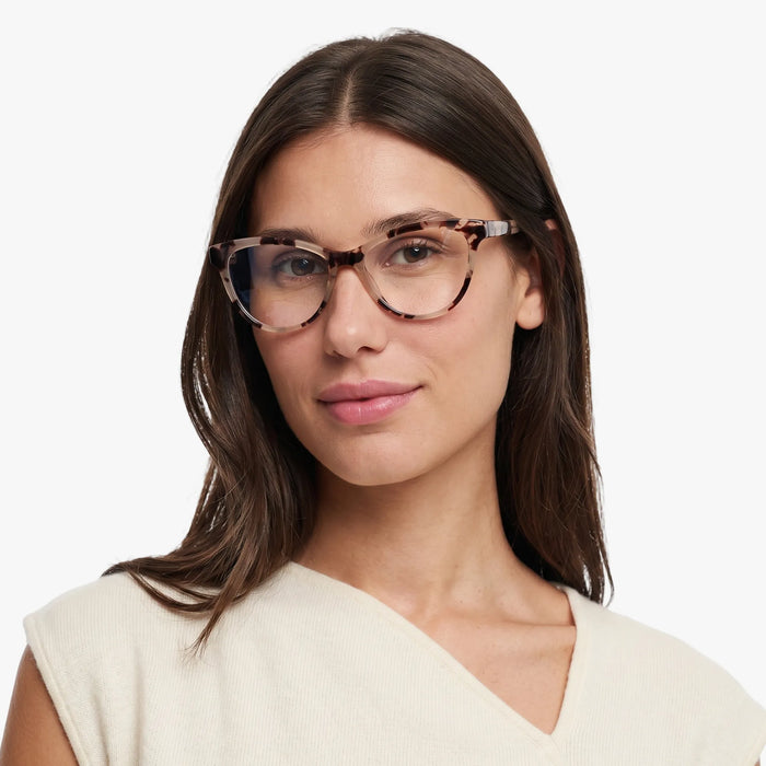 Eydology Elodie Amber Tortoise Glasses 3