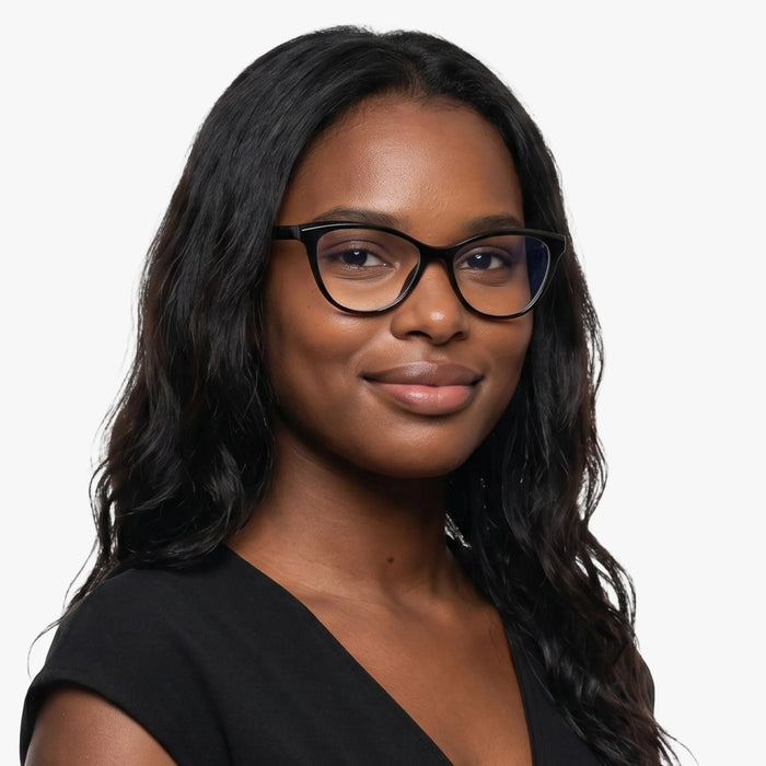 Eydology Elodie Black Glasses 4