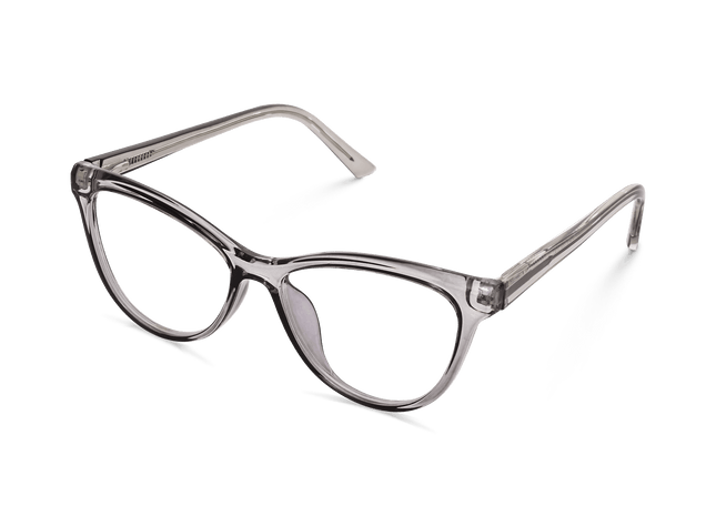 Eydology Elodie Clear Grey Glasses 5
