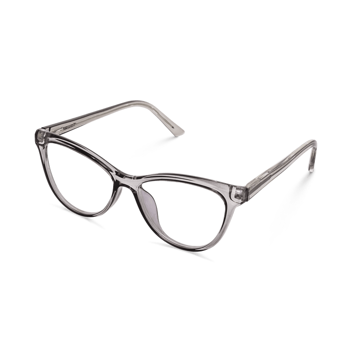 Eydology Elodie Clear Grey Glasses 5