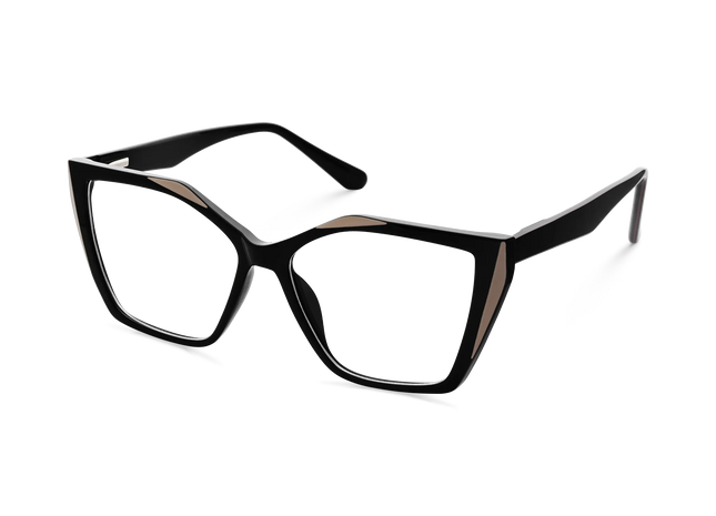 Eydology Elora Black Women's Cat Eye Glasses 3