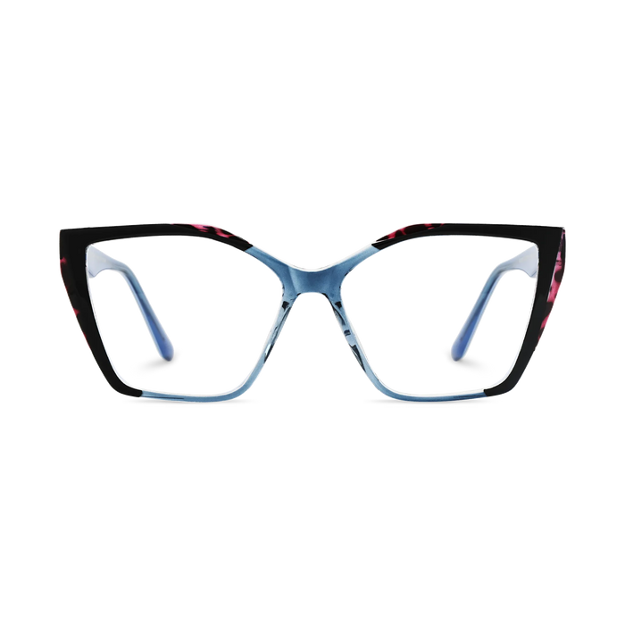 Eydology Elora Blue Women's Cat Eye Glasses 2
