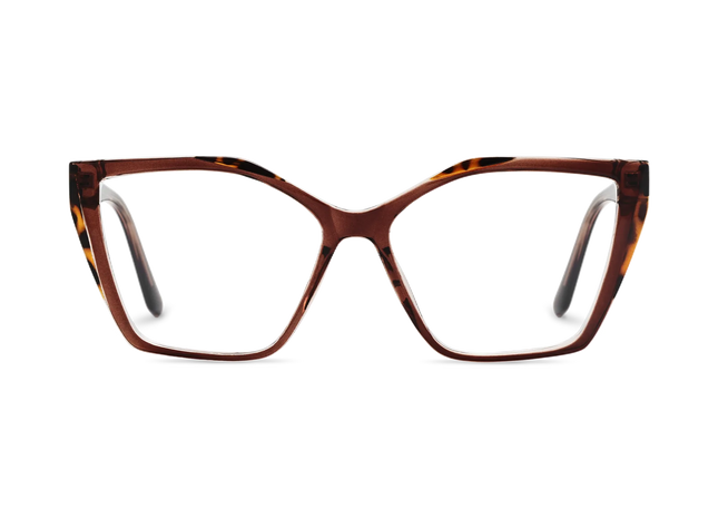 Eydology Elora Dark Brown Women's Cat Eye Glasses 2