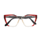 Eydology Elora Red Women's Cat Eye Glasses 1