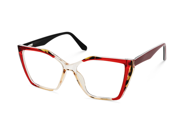 Eydology Elora Red Women's Cat Eye Glasses 3