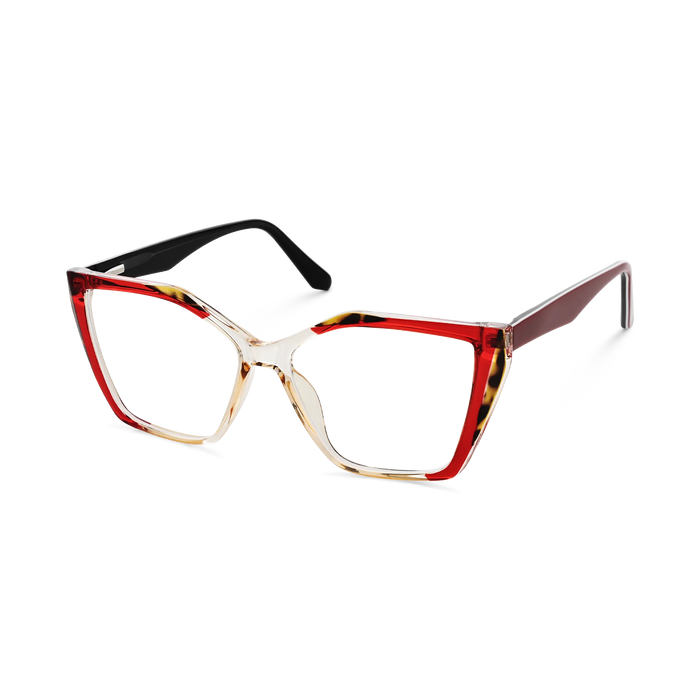 Eydology Elora Red Women's Cat Eye Glasses 3