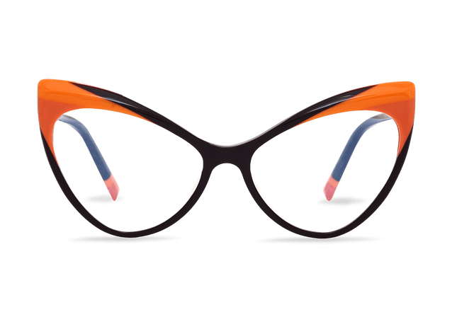 Eydology Elyse Orange Eyewear 1