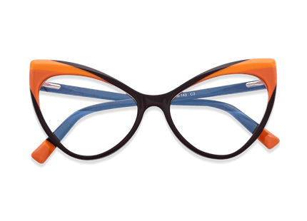 Eydology Elyse Orange Eyewear 3