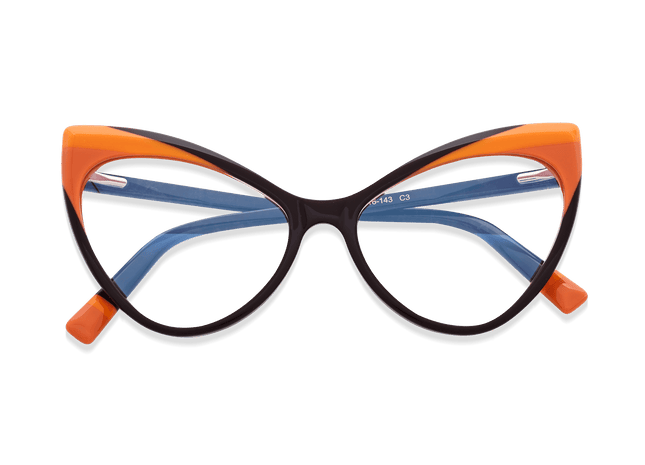 Eydology Elyse Orange Eyewear 3