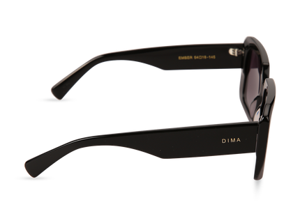 Eydology Ember Black Frame Grey Gradient Lens Sunglasses 3