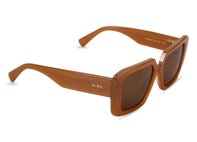 Eydology Ember Honey Frame Brown Lens Sunglasses 2