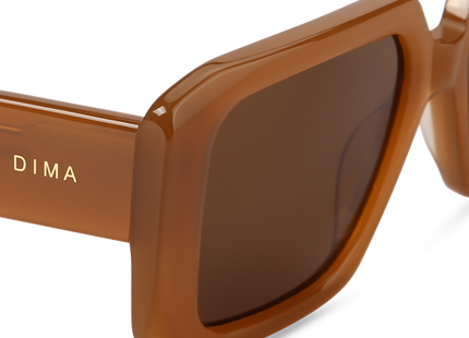 Eydology Ember Honey Frame Brown Lens Sunglasses 4