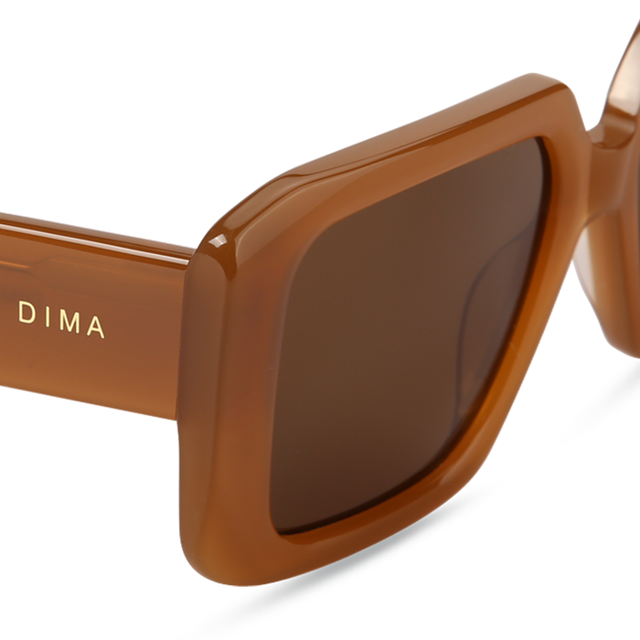Eydology Ember Honey Frame Brown Lens Sunglasses 4