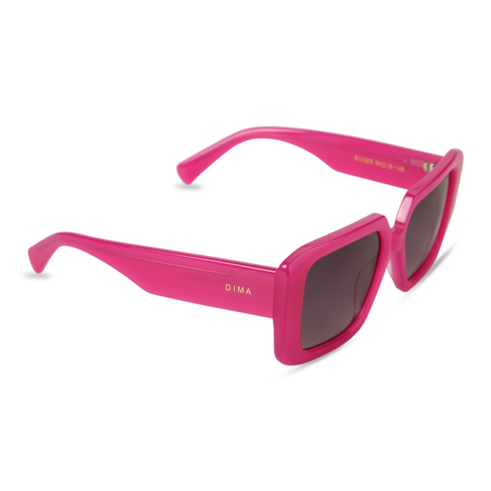 Eydology Ember Rose Frame Grey Gradient Lens Sunglasses 2