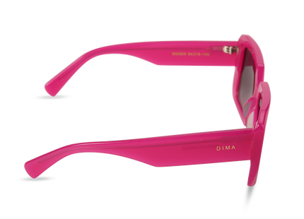 Eydology Ember Rose Frame Grey Gradient Lens Sunglasses 3