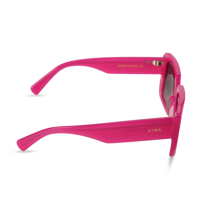 Eydology Ember Rose Frame Grey Gradient Lens Sunglasses 3